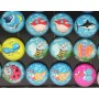 Magnetky dětské kulaté veselá zvířátka samostatné 3,5cm různé druhy