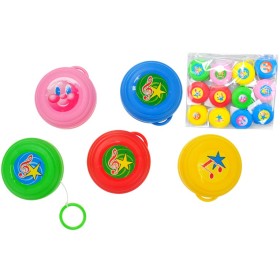 Jo jo (jo-jo) s obrázkem plastové 5,5cm 5 barev