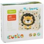 CUBIKA DŘEVO Baby kostky obrázkové Veselá zvířátka kubus set 4ks