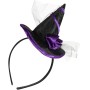 KARNEVAL Čelenka klobouček s květinou *KARNEVALOVÝ DOPLNĚK*