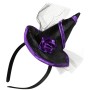 KARNEVAL Čelenka klobouček s květinou *KARNEVALOVÝ DOPLNĚK*