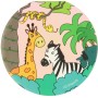 Notes kulatý dětský bloček Divoká zvířata safari 30 listů 8cm 3 druhy