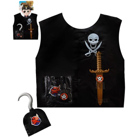 KARNEVAL Pirátská vesta dětká set s doplňky *KOSTÝM*