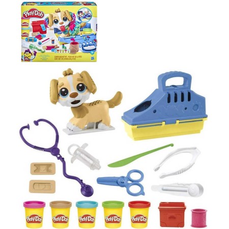 HASBRO PLAY-DOH Malý veterinář kreativní set pejsek s modelínou 284g