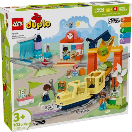 LEGO DUPLO Vláček interaktivní na baterie Světlo Zvuk 10428 STAVEBNICE