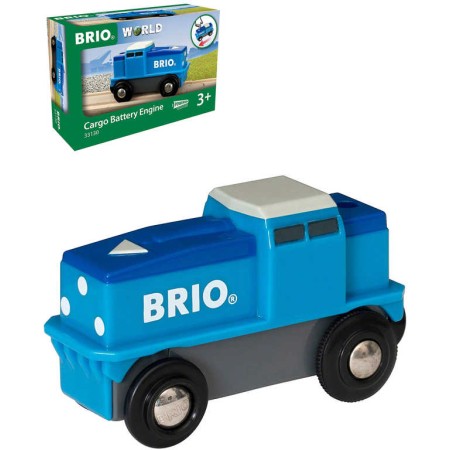 BRIO Nákladní lokomotiva na baterie doplněk k vláčkodráze 33130