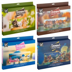 Diamantové malování kamínky mix 4druhy