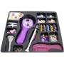Zaplétání korálků do vlasů kadeřnický dětský set s hřebenem na baterie