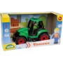 LENA Truckies traktor 17cm set baby autíčko + panáček 01624 plast