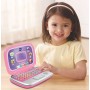 VTECH První notebook dětský zábavný počítač s aktivitami na baterie růžový CZ Zvuk