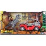 Auto terénní herní set dinosaurus s figurkou a doplňky plast