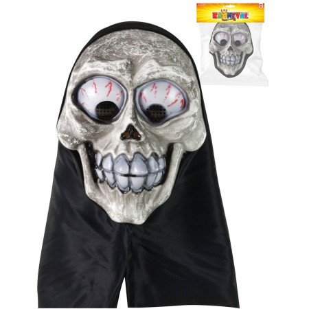 KARNEVAL Maska lebka s šátkem *KARNEVALOVÝ DOPLNĚK*