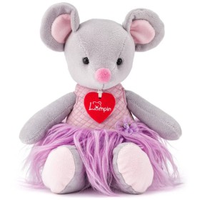 LUMPIN PLYŠ Myška Akiko 30cm šedá *PLYŠOVÉ HRAČKY*