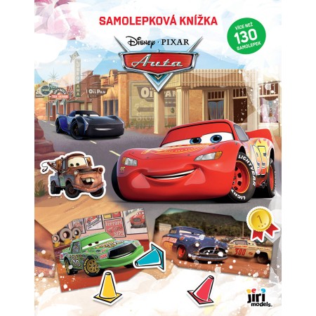 JIRI MODELS Samolepková knížka Auta (Cars) 130 samolepek