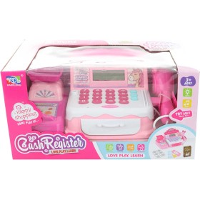 Pokladna dětská registrační kasa s váhou a skenerem na baterie Světlo Zvuk