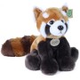 PLYŠ Medvídek Panda červená 28cm sedící Eco-Friendly *PLYŠOVÉ HRAČKY*