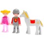 EFKO IGRÁČEK TRIO Princ a princezna set 2 figurky kloubové s koněm
