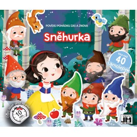 JIRI MODELS Povídej pohádku Sněhurka knížka samolepková