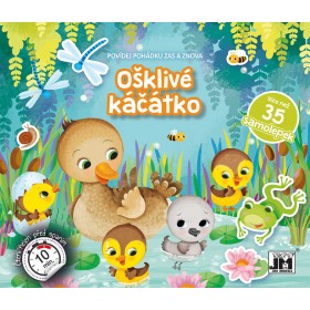 JIRI MODELS Povídej pohádku Ošklivé káčátko knížka samolepková