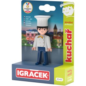 EFKO IGRÁČEK Kuchař povolání set figurka kloubová s doplňky