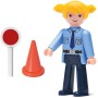 EFKO IGRÁČEK Policistka povolání set figurka kloubová s doplňky