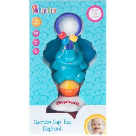 BAM BAM Chrastítko slon s přísavkou plast pro miminko
