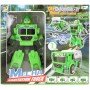 Transrobot skládací zelený auto popeláři montážní set s nástrojem 2v1