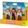 EFKO IGRÁČEK TRIO Vaříme set 3 figurky kloubové s doplňky