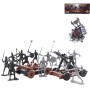 Rytíři akční figurky 6cm s bojovými vozy herní set v sáčku