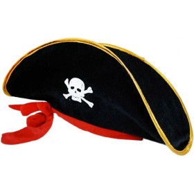 KARNEVAL Klobouk kapitán pirát dospělý KARNEVALOVÝ DOPLNĚK