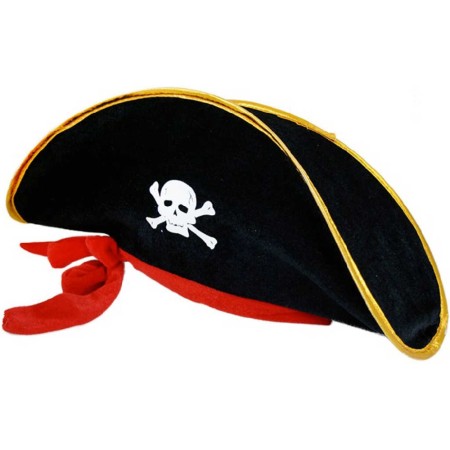 KARNEVAL Klobouk kapitán pirát dospělý KARNEVALOVÝ DOPLNĚK