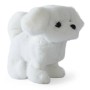 MAC TOYS Pejsek bílý interaktivní zvířátko chodící na baterie Zvuk PLYŠ