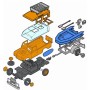SEVA Monti System 63 Auto Land Rover ADRIATIC stavebnice MS63 0101-63