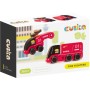 CUBIKA DŘEVO Hasiči set autíčko + vrtulník *DŘEVĚNÉ HRAČKY*