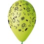GEMAR Balónky nafukovací 26cm potisk narozeniny HAPPY B-DAY set 5ks