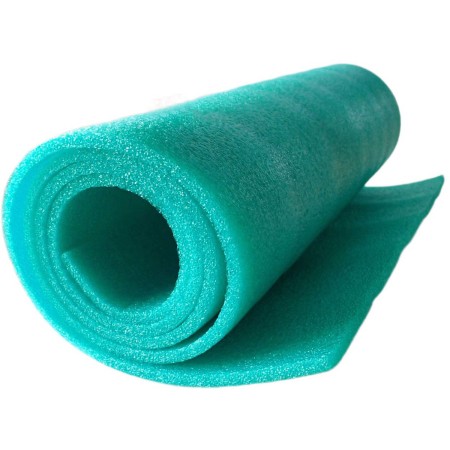ACRA Karimatka 8mm 180x50cm fitness podložka na cvičení jednovrstvá Zelená L15