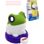FISHER PRICE Žabka Nauč se měřit na baterie svinovací metr Zvuk plast