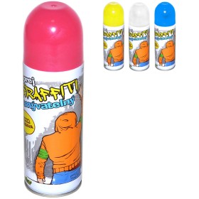 Křídy dětské tekuté smývatelné ve spreji 250ml graffiti spray 4 barvy