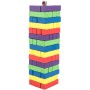 BONAPARTE DŘEVO Hra věž Jenga barevná 60 dílků *SPOLEČENSKÉ HRY*