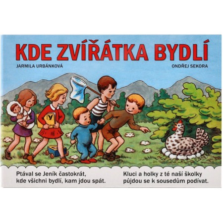 Leporelo Kde zvířátka bydlí Ondřej Sekora dětská knížka