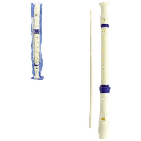 Flétna dětská 33cm s čistítkem v plastovém obalu *HUDEBNÍ NÁSTROJE*