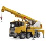 BRUDER 03571 Scania 560R jeřáb Liebherr na baterie Světlo Zvuk model 1:16 plast