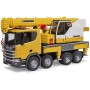 BRUDER 03571 Scania 560R jeřáb Liebherr na baterie Světlo Zvuk model 1:16 plast