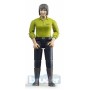 BRUDER 60405 Figurka žena tmavé kalhoty, zelená košile