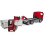 BRUDER 03767 Auto MAN TGS LKW s kontejnerem + nakladač Schäffer model 1:16