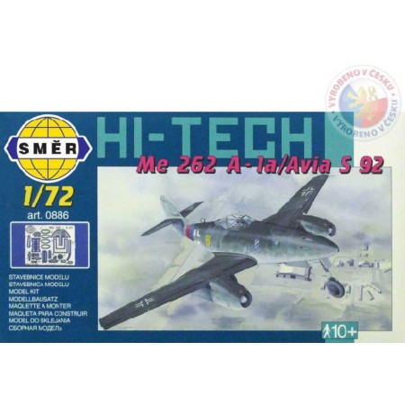 SMĚR Model letadlo Messerschmitt Me 262 A (stavebnice letadla)