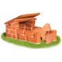 TEIFOC Domek Horses 1021 *Stavebnice cihly s maltou*