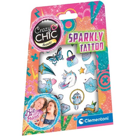 CLEMENTONI Tetování Crazy CHIC třpytivé holčičí