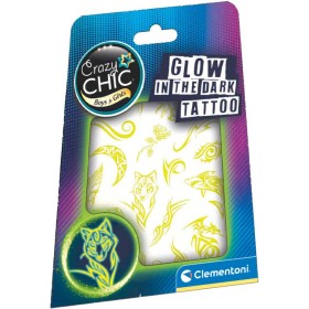CLEMENTONI Tetování Crazy CHIC svítící ve tmě pro kluky a holky
