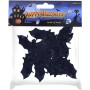 Zvířátko gumové dekorace netopýři 10cm set 8ks Halloween v sáčku
